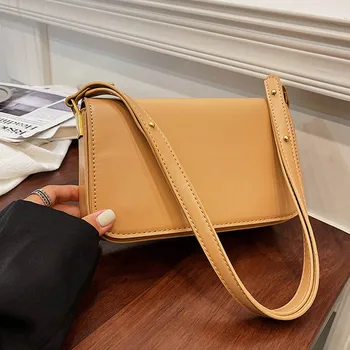Роскошные сумки, Женские сумки, Дизайнерские брендовые сумки подмышками, Модная сумка через плечо 2021, Коричневая сумка-мессенджер для покупок