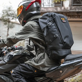 Рюкзак для верховой езды, Мужская сумка для мотоциклетного шлема, сумка для компьютера, Водонепроницаемая сумка для мотоциклиста, Двойная сумка на плечо, дорожная сумка