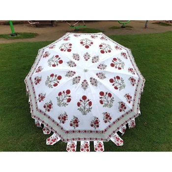 садовый зонт /открытый зонт для патио /зонт с принтом в виде блока, Пляжный зонт /солнцезащитный зонт/пляжный зонт/свадебный декор