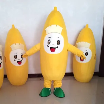 Самый симпатичный костюм талисмана с бананом из материала EVA, Одежда с героями мультфильмов, Костюмы талисманов с фруктами, Размер для взрослых, вечеринка на Хэллоуин