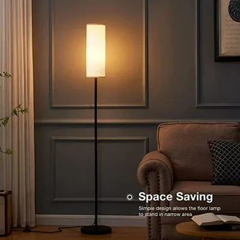 Светодиодный тканевый торшер для гостиной спальни кабинета с переменным освещением, вертикальный стол, настольная прикроватная лампа, настольная подставка для украшения дома