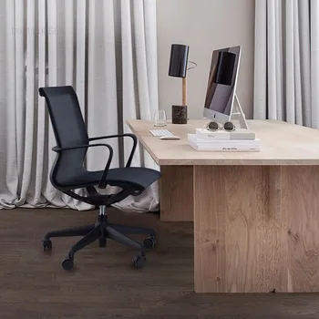 Скандинавские Эргономичные Офисные кресла, Расслабляющий Компьютерный Досуг, Офисные Стулья с Подъемной Спинкой, Вращающееся Кресло, Офисная мебель Sillon