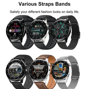 Смарт-часы Bluetooth Для воспроизведения музыки, интеллектуальный мониторинг сердечного ритма, Мужской браслет для измерения артериального давления, водонепроницаемые спортивные часы