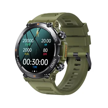 Смарт-Часы, Новые Мужские Смарт-часы с Bluetooth-Вызовом, Спортивный Фитнес-Трекер, Кардиомонитор Для Android IOS, Смарт-часы Емкостью 400 мАч