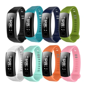 Сменные Аксессуары для фитнес-Трекера, Ремешки OOTDTY Premium TPE, Браслет-Напульсник для Huawei Honor 3 Smart Wristband