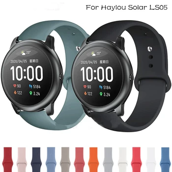 Стильный и простой силиконовый ремешок подходит к спортивному сменному ремешку Hailu Solar LS05/RT LS05/ LS02 Realme Watch 2 Pro S