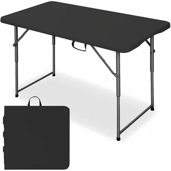Стол для кемпинга, черная портативная складная уличная мебель