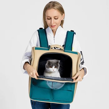 Тип 1203 Сумка для домашних животных Cat Go Out, холщовая школьная сумка для собак большой емкости, переносная сумка для кошек, рюкзак для кошек