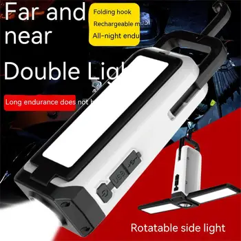 Уличный складной светодиодный фонарь для кемпинга Type-c с быстрой зарядкой; 2 листа; Светильник для обслуживания высокой яркости; портативный яркий фонарик