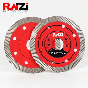 Ультракомпактное режущее лезвие Raizi 105-110mm Surfuce для резки керамической плитки, угловая шлифовальная машина, дисковая пила