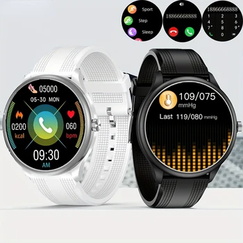 Умные часы Full Touch 24h с мониторингом артериального давления, пульсометром/сном, фитнес-трекером, 10 + спортивным режимом