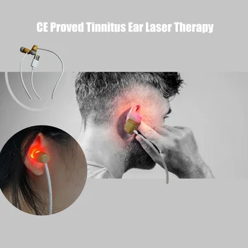 Ушная терапия Красным Светом USB-типа При Тимпаните, Шуме в ушах, Внезапной Глухоте, Ушная терапия Красным Светом, Облучение и Физиотерапия LLLT