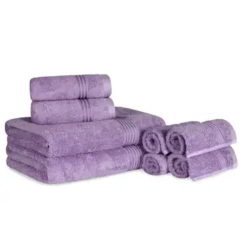Хлопчатобумажный впитывающий набор полотенец Royal Purple из 8 предметов
