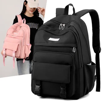 Школьные сумки для девочек для подростков, студенческий рюкзак, женский нейлоновый школьный рюкзак для кампуса