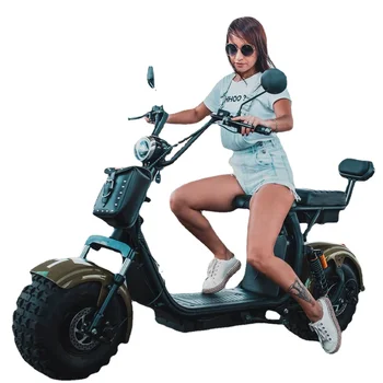 Электрический скутер Fat tire электрический мотоцикл 2000 Вт Citycoco электрический скутер со стальной рамой