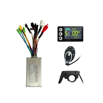 Электрический скутер, литиевая батарея, модифицированный цветной экран LCD-S866, прибор 17A, контроллер, Усилитель мощности, Дроссельная заслонка, Комплект деталей